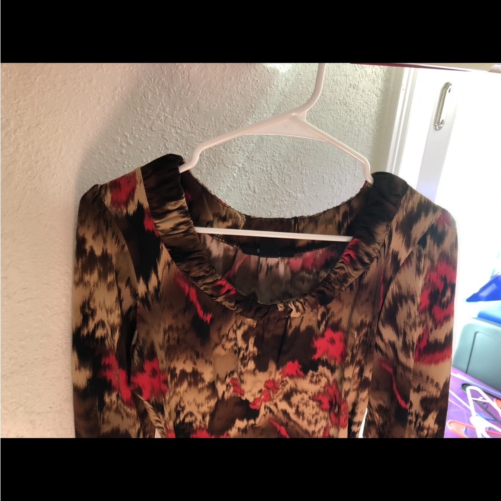 Style & Co Multicolor Patterned Blouse - Picture 2 of 5